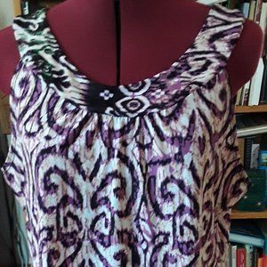 Black, pink, white tank